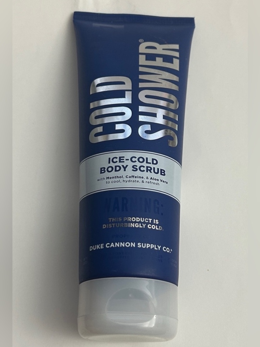 NEW! DUKE CANNON Ice-cold shower body scrub 8 oz. DISCONTINUED. RARE